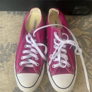 Converse Chuck Taylor All Star Low Top Pink Women's Canvas Sneakers Size 8.5